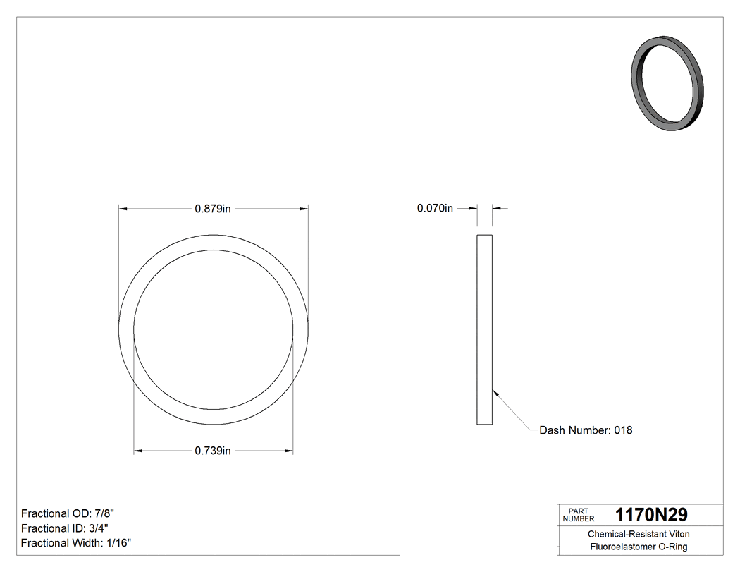 Technical drawing - 1170N29